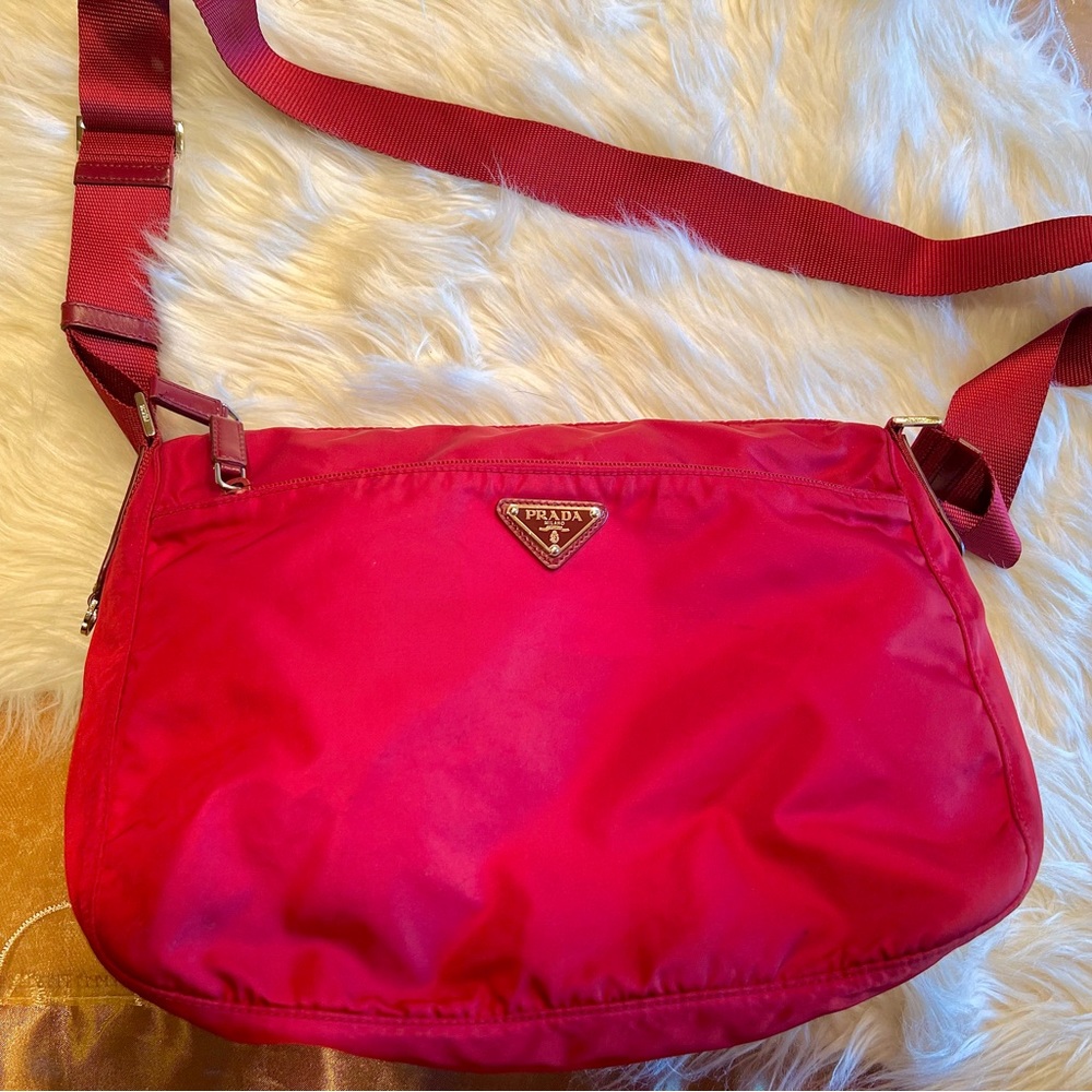 Prada nylon crossbody/shoulder bag
